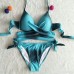 LUCA Women’s Sexy Bandage Push-Up Padded Bikini Set Swimsuit Bathing Beachwear Blue B07NHXX47B